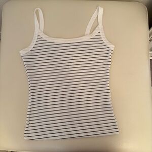SHEIN Black and White Striped Camisole
